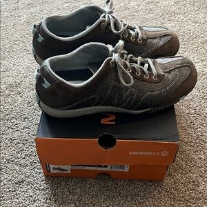 Merrell Women's Brown and Gray Sneakers